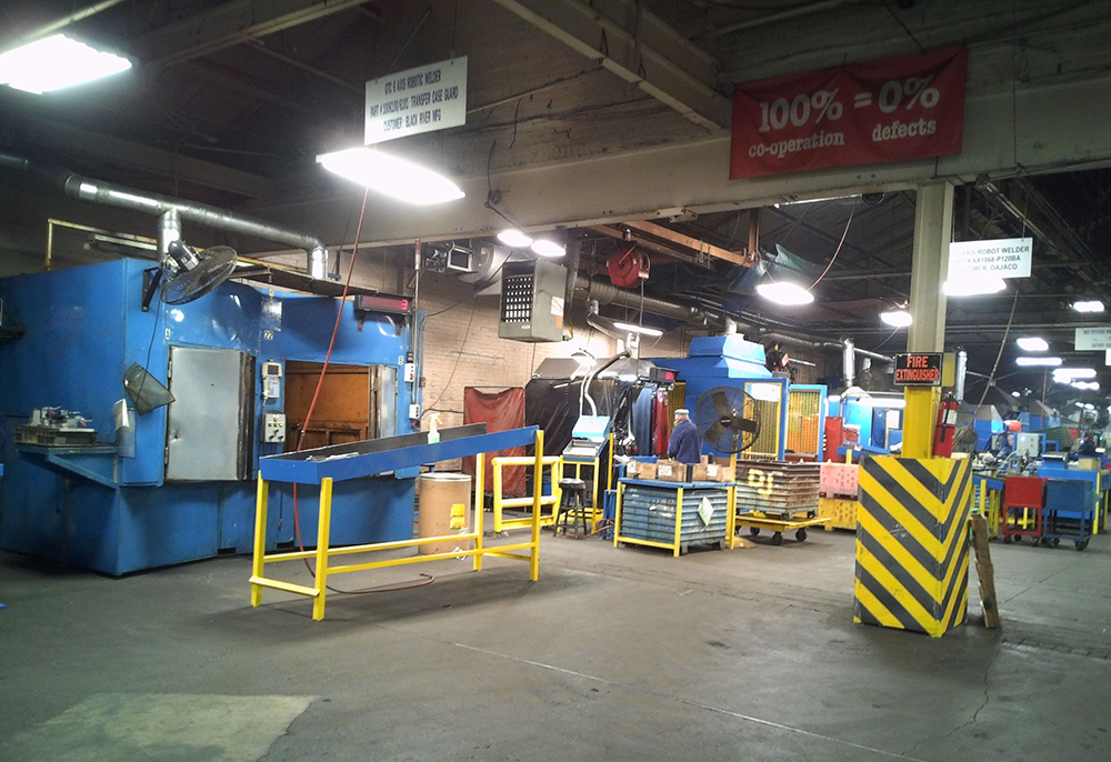 A view inside the OEM Company shop.